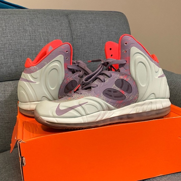 NIKE AIR Max Hyperposite Mens Shoes Artic Green SKU 524862 302 Size 12 - Picture 2 of 11